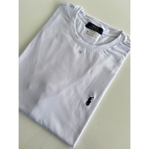 Camiseta Plus Size Cotton Egipcio RL Básica - Branco