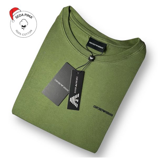 Camiseta SEDA PIMA ARM Estampada - Verde