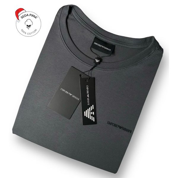Camiseta SEDA PIMA ARM Estampada - Cinza