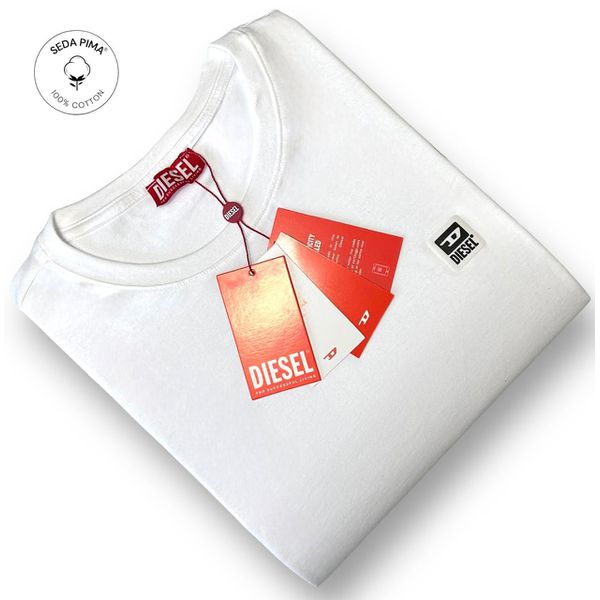 Camiseta SEDA PIMA DSL Básica - Branco