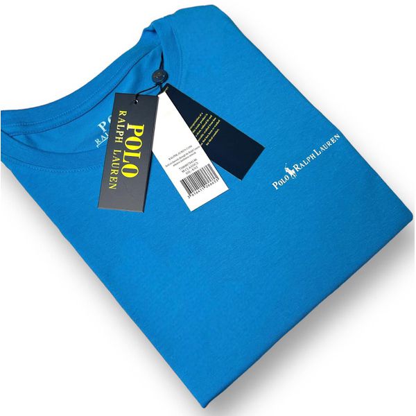 Camiseta SEDA PIMA RL Básica - Azul