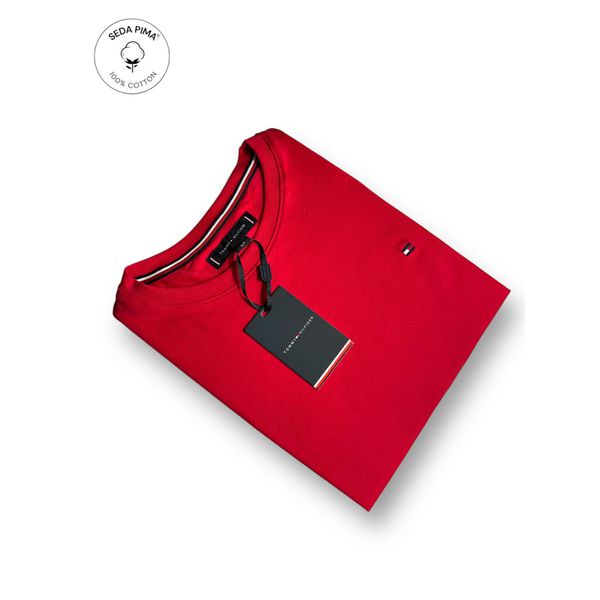 Camiseta SEDA PIMA TH - Vermelho 