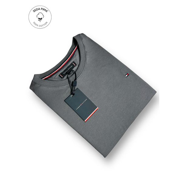 Camiseta SEDA PIMA TH - Cinza 
