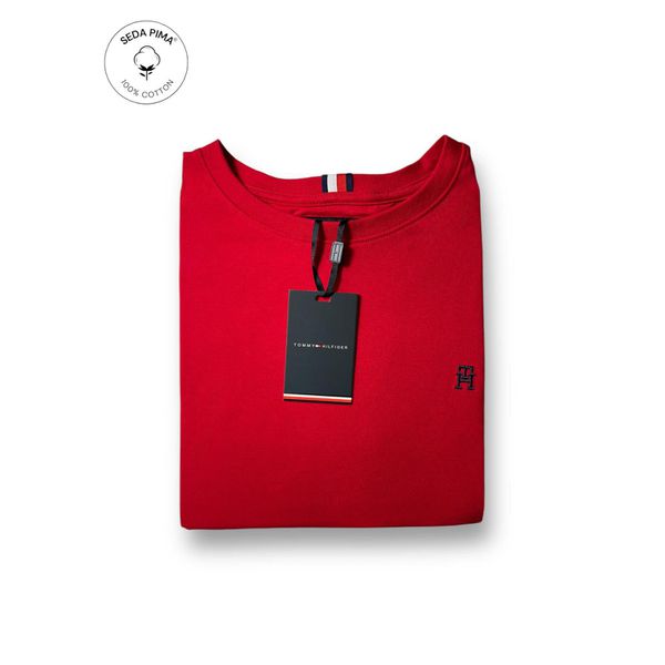 Camiseta SEDA PIMA TH - Vermelho 