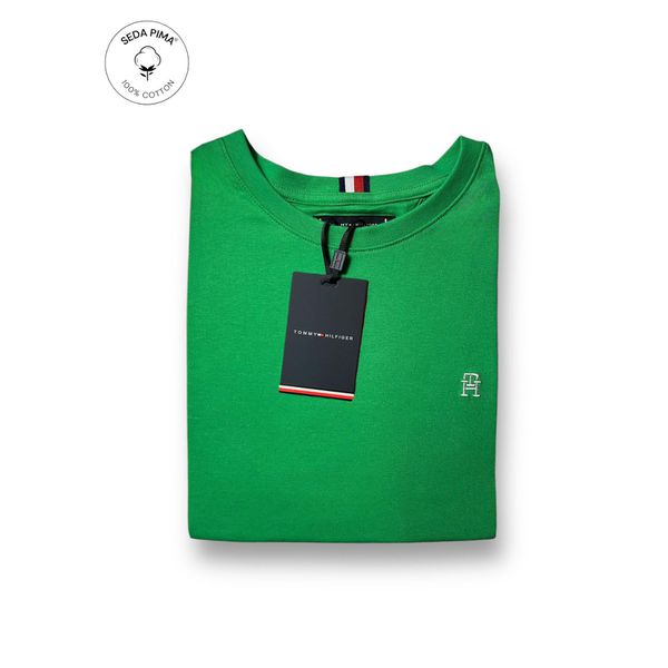 Camiseta SEDA PIMA TH Verde