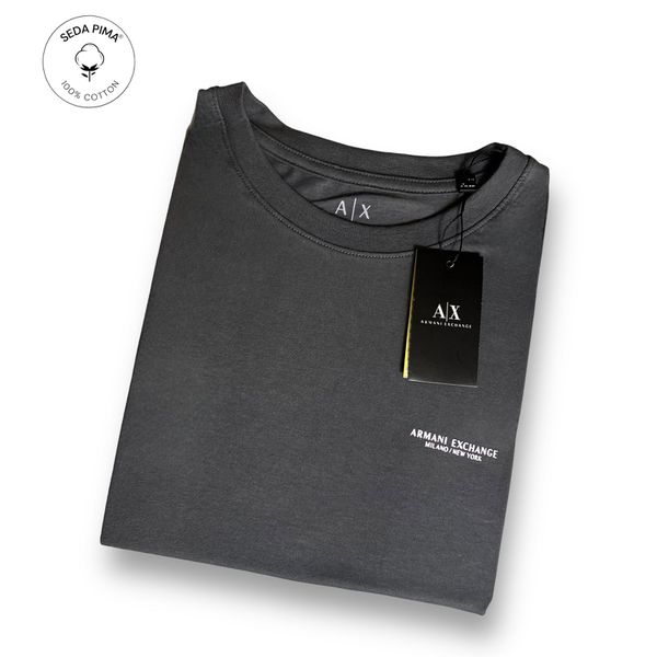 Camiseta SEDA PIMA ARM Básica - Cinza