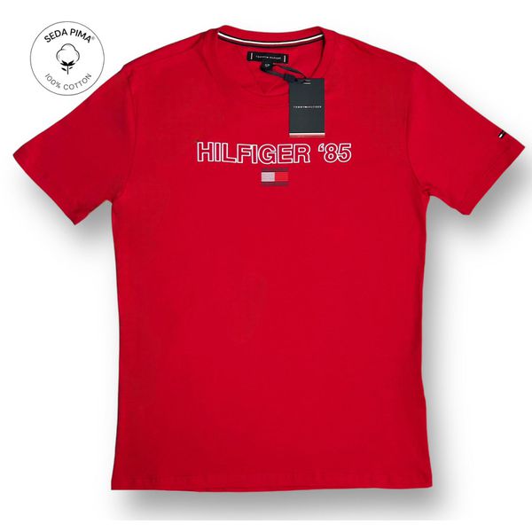 Camiseta SEDA PIMA TH - Vermelho