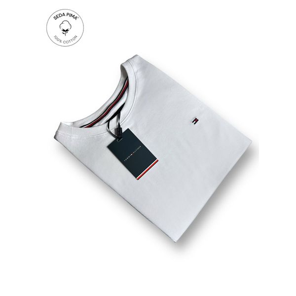 Camiseta SEDA PIMA TH - Branco