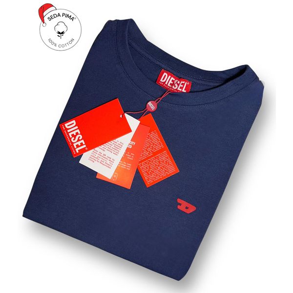 Camiseta SEDA PIMA DSL Básica - Azul