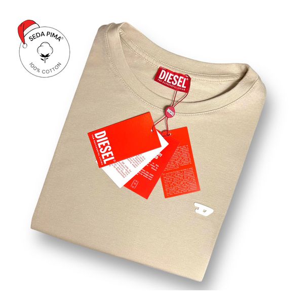Camiseta SEDA PIMA DSL Básica - Bege