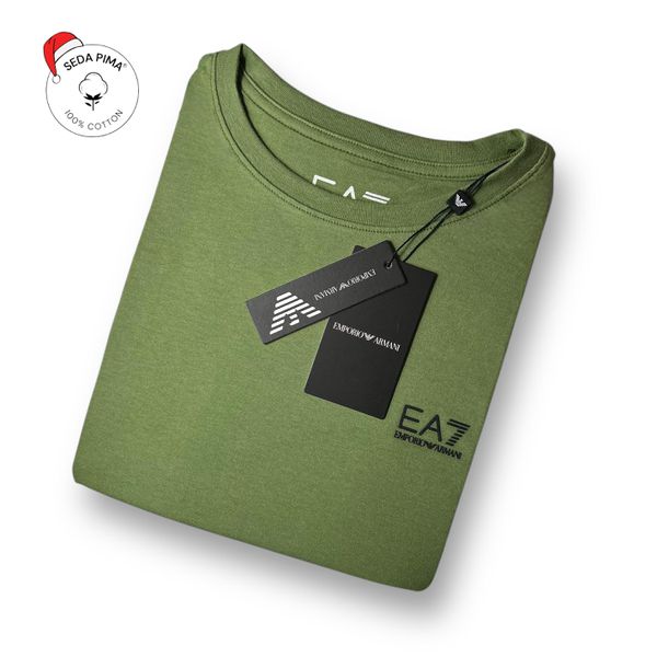 Camiseta SEDA PIMA ARM Estampada - Verde
