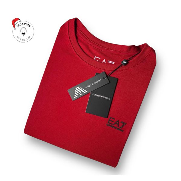 Camiseta SEDA PIMA ARM Estampada - Vermelho