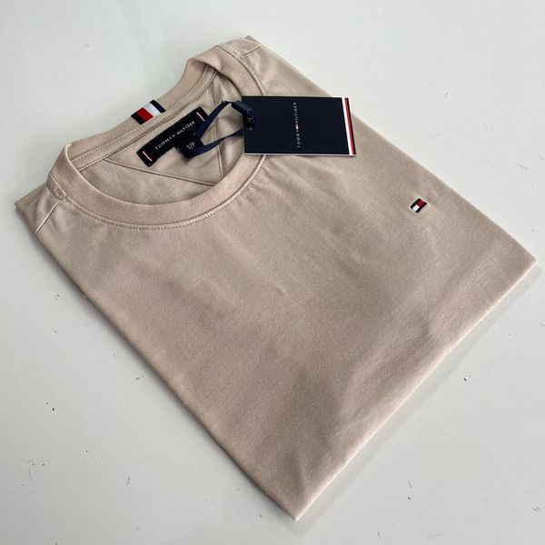 Camiseta SEDA PIMA TH - Bege