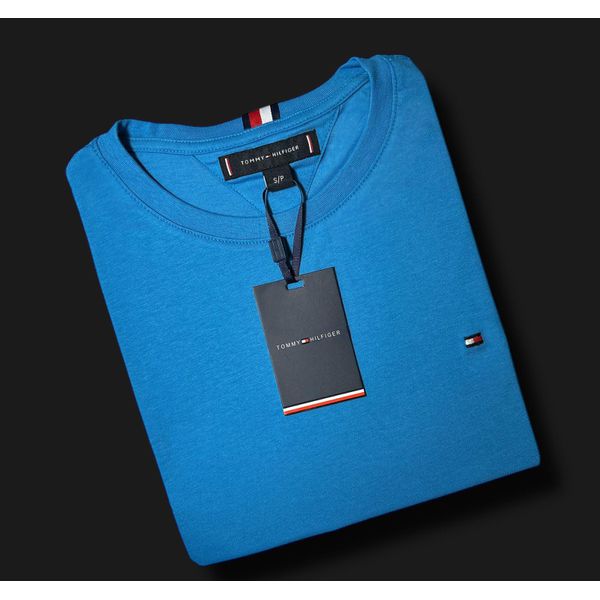 Camiseta SEDA PIMA TH - Azul claro