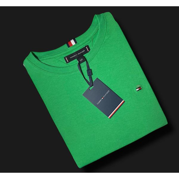 Camiseta SEDA PIMA TH - Verde bandeira