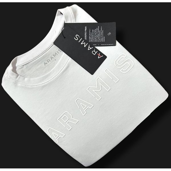 Camiseta SEDA PIMA ARA Básica - Branco