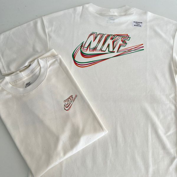 Camiseta Over NK - Off White