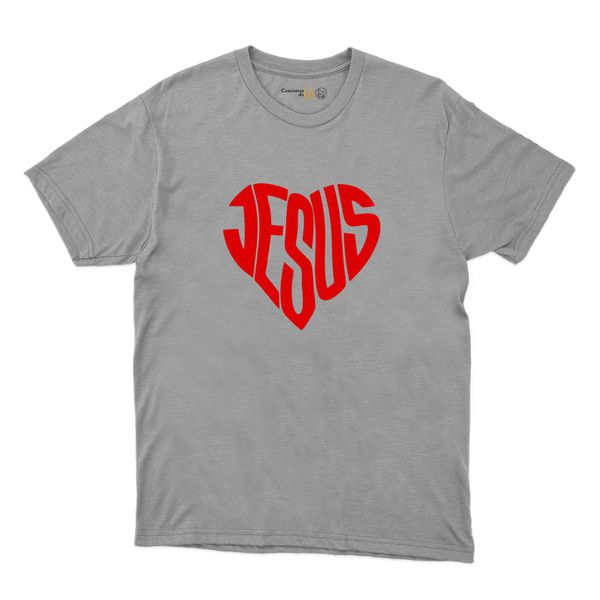 Camiseta Cinza - Jesus 