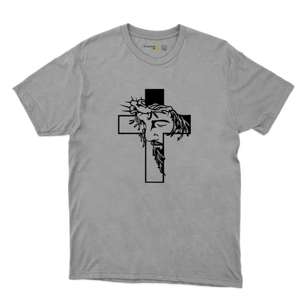 Camiseta Cinza - Jesus Cristo