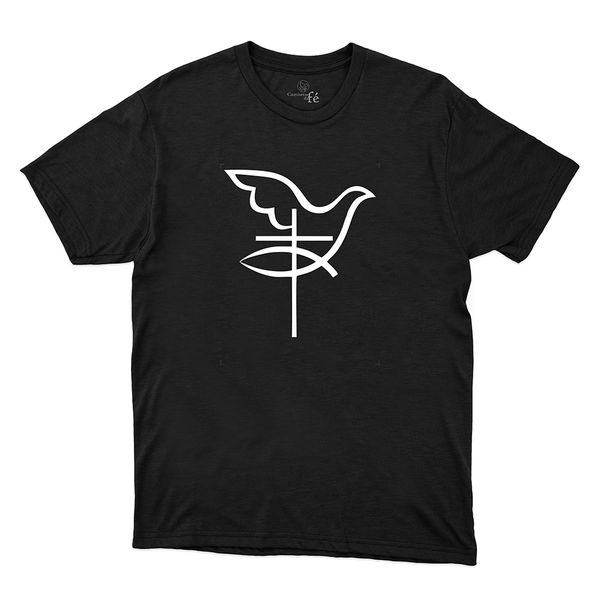 Camiseta Preta - Cruz Espirito Santo.