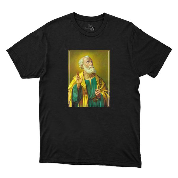 Camiseta Preta - São Pedro 