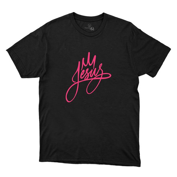 Camiseta Preta - Jesus