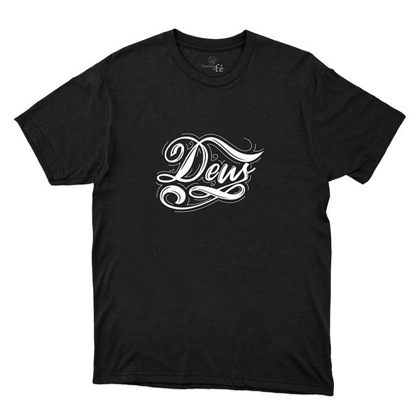 Camiseta Preta - Deus