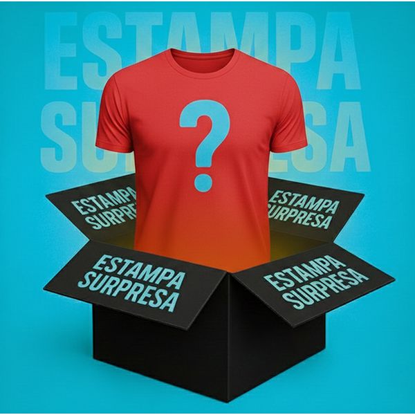 Camiseta Única Surpresa ? 100% Algodão - Gola Redonda em Ribanna