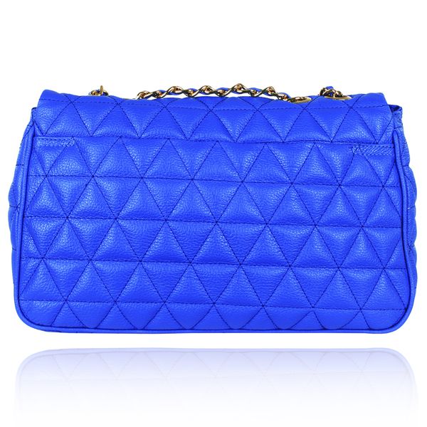 Bolsa Chanel Single Flap Matelassê Azul Royal