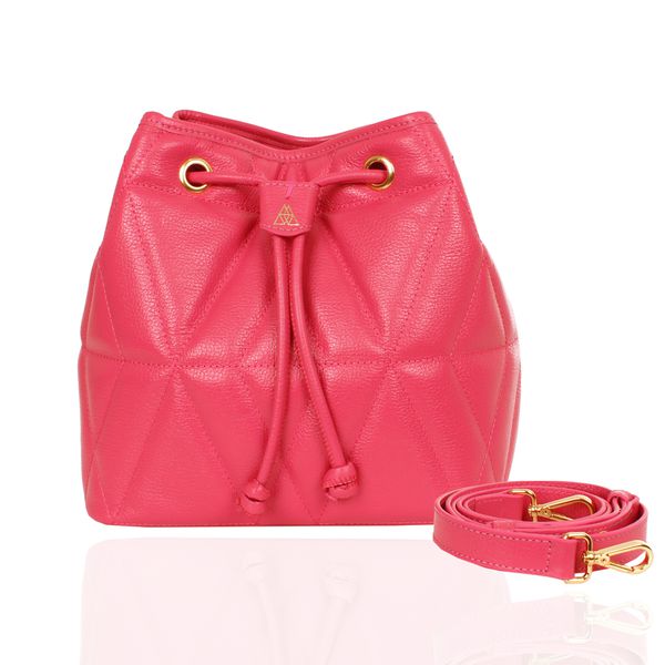 Bolsa Julia Couro Pink