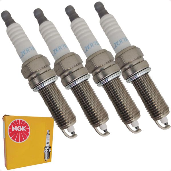 Jogo Velas Ignição HB20 HB20S HB20X I30 Cerato Soul 1.6 16v Gamma Flex NGK LZKR7BDE