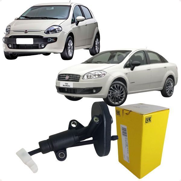 Atuador Cilindro Mestre Pedal Embreagem Punto Linea Com Câmbio Manual 2008 A 2017 LUK 5110159100A1