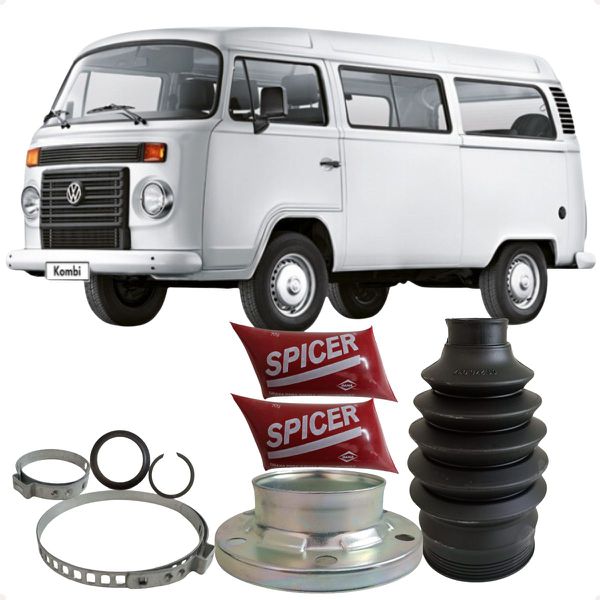 Coifa Homocinética Roda ou Câmbio Kombi 1.6 1.4 1998 A 2014 Spicer 213759G