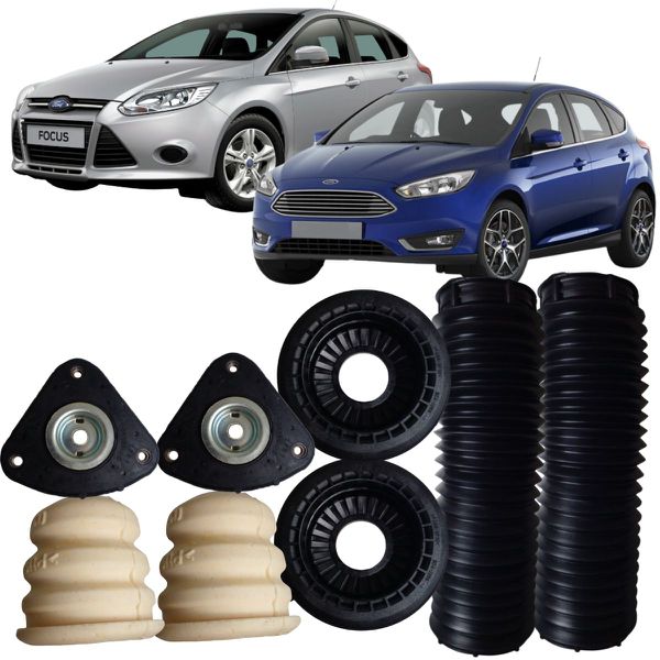 Kit Coxim Batente Amortecedor Dianteiro Focus 1.6 2.0 16v 2014 A 2019 Sampel SK259S