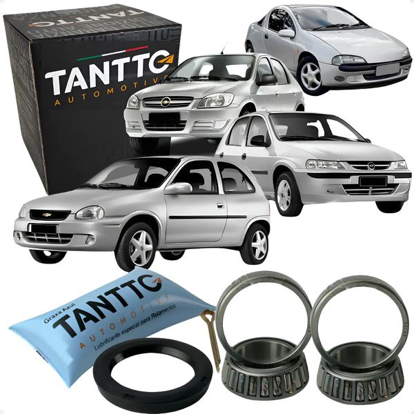 Kit Rolamento Roda Traseira Celta Corsa Classic Prisma Monza Kadett Tantto RRK544