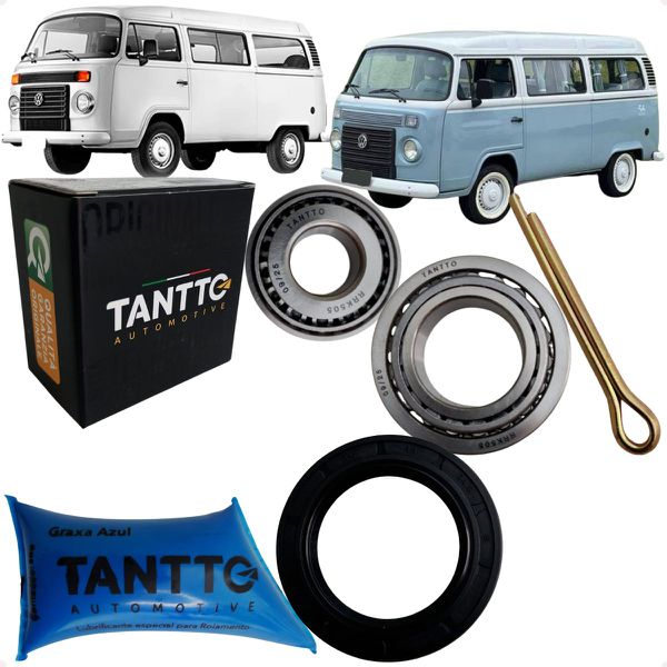 Kit Rolamento Roda Dianteira Kombi 1.4 1.6 1974 A 2014 Tantto RRK505