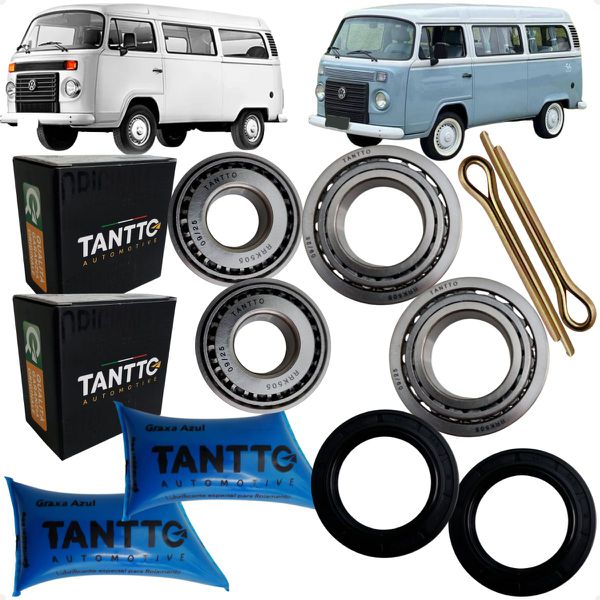 Kit Rolamento Roda Dianteira Kombi 1.4 1.6 1974 A 2014 Tantto