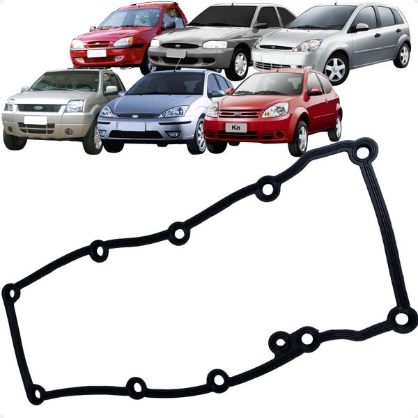 Junta Tampa Válvulas Ecosport Fiesta Ka Courier Focus 1.0 1.6 8v Zetec Rocam Sabó 75022