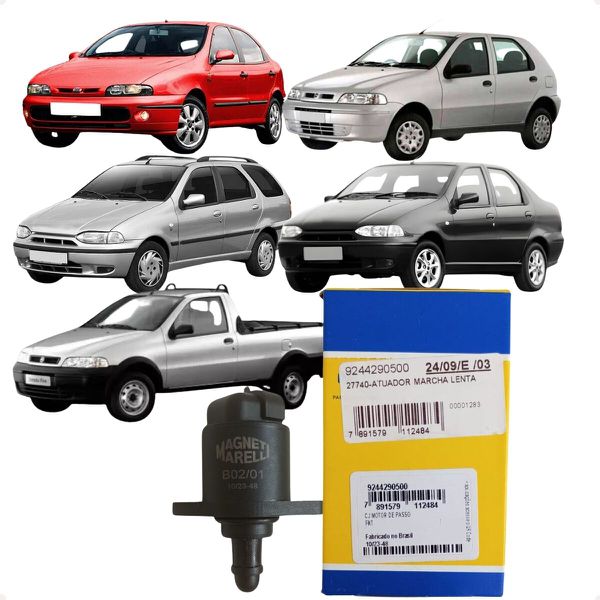 Atuador Marcha Lenta Brava Palio Weekend Siena Strada 1.6 Magneti Marelli 9244290500