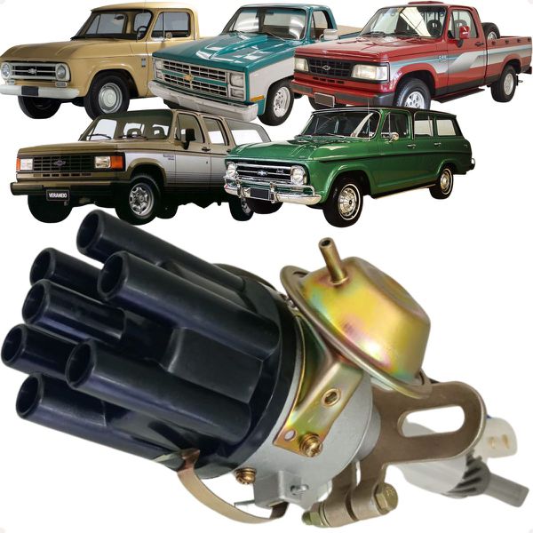 Distribuidor Ignição C10 C20 Veraneio 4.1 4.3 12v 6cil YMAX