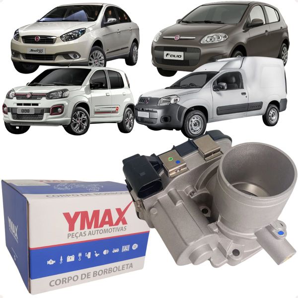 Corpo Borboleta Tbi Fiorino Grand Siena Palio Uno 500 Punto Strada 1.4 8v Evo Flex YMAX