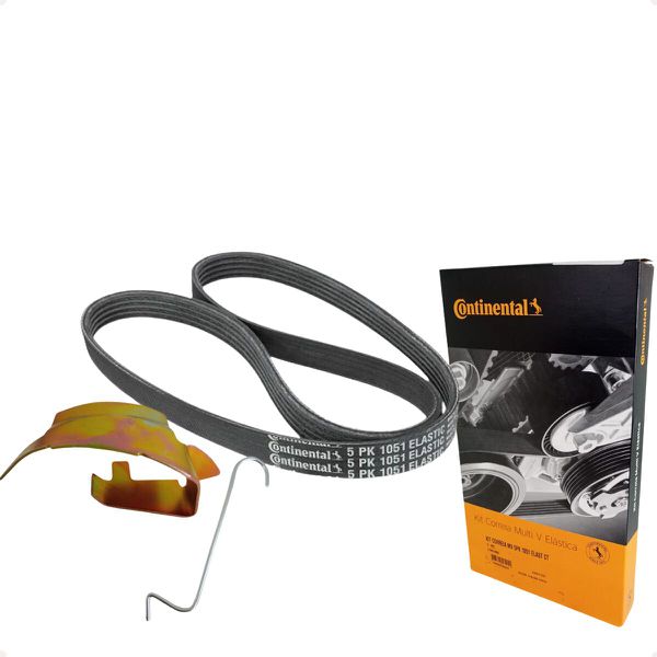 Correia Serviço Alternador Prisma Onix Cobalt Spin 1.0 1.4 1.8 8v Flex 2017 2018 2019 Contitech 5PK1051ELASTT1