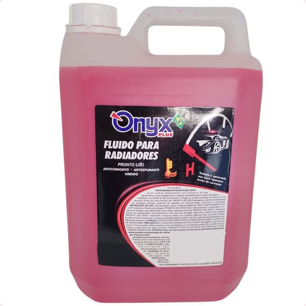 Aditivo Fluído Para Radiador Rosa 5L Pronto Uso Onyx