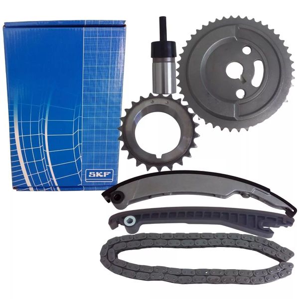 Kit Corrente Motor Completo Doblo Grand Siena Idea Palio Strada Punto Toro Renegade 1.6 1.8 16v E-Torq Flex SKF VKML42002A