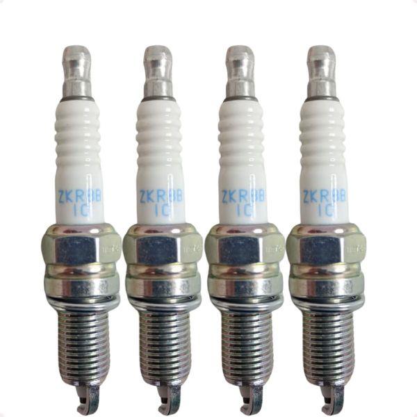 Kit Cabos e Velas Ignição Fiorino Uno Grand Siena Palio Punto Strada 500 1.4 8v Evo Flex NGK SCT64 ZKR8B10