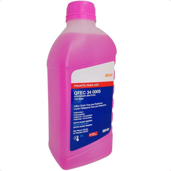 Aditivo Radiador Pronto Uso Rosa Mahle Behr 1 Litro