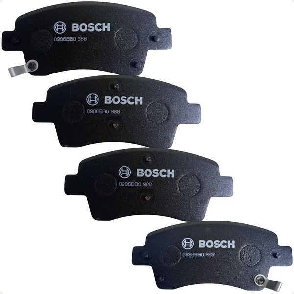 Jogo Pastilhas Freio Dianteira Etios Yaris 1.3 1.5 16v Bosch 0986BB0988