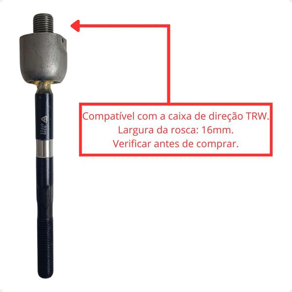 Par Braço Barra Axial Direção Logan Sandero 2007 A 2013 Viemar 680315