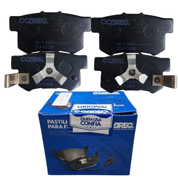 Jogo Pastilhas Freio Traseiro Honda Crv 2.0 16v 2005 A 2016 Cobreq N1393