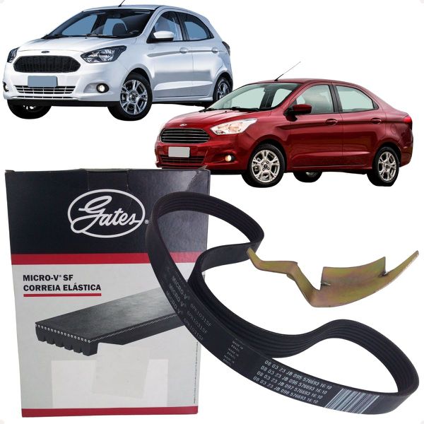 Correia Alternador Com Ferramenta New Fiesta Ecosport Ka+ 1.5 1.6 16v Sigma Flex Gates 6PK1031SF